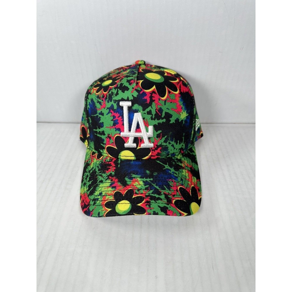 New Era Los Angeles Dodgers 9FORTY Floral Green Multicolor Mens Hat Cap Snapback
